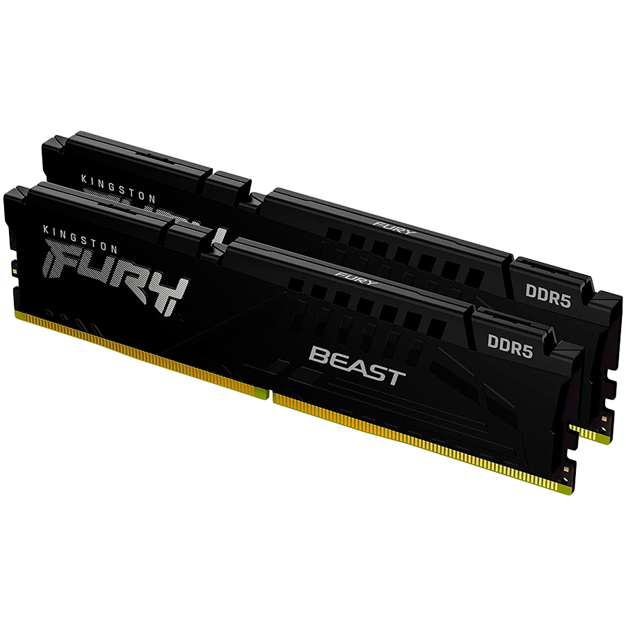 Памет Kingston DRAM 64GB 6000MT/s DDR5 CL36 DIMM (Kit of 2) FURY Beast Black EXPO - KF560C36BBEK2-64 Памет Kingston DRAM 64GB 6000MT/s DDR5 CL36 DIMM (Kit of 2) FURY Beast Black EXPO - KF560C36BBEK2-64